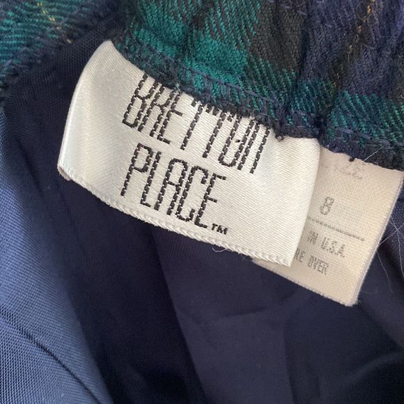 Vintage Plaid Wool Blend Skirt - Picture 8 of 12